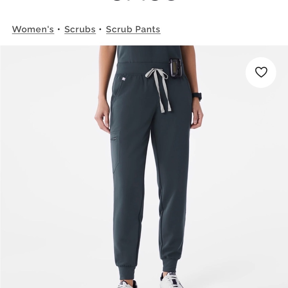 Figs Women’s Drawstring Jogger Scrub Pants Dark Harbor